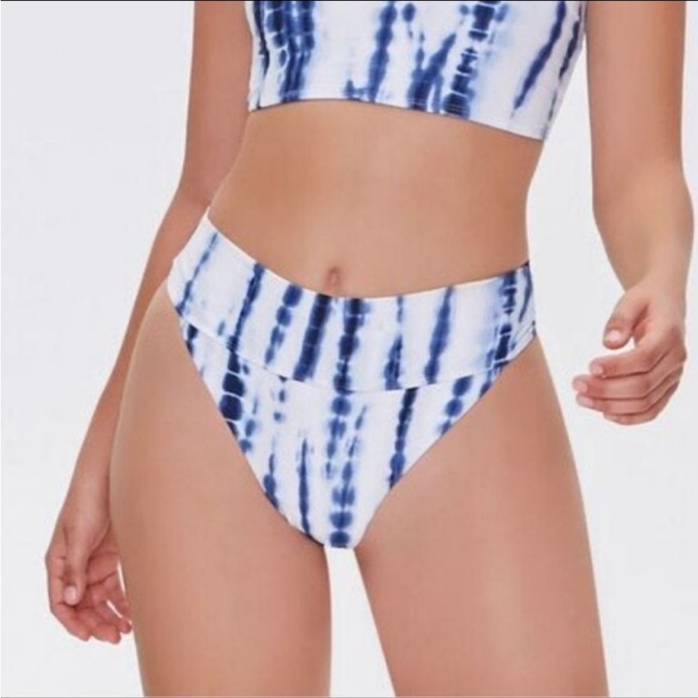 NWT!!! Forever 21 Tie-Dye High-Waist Bikini Bottom